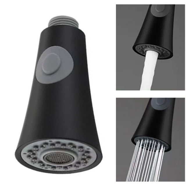 G1/2 Kitchen PullOut Faucet Splash-Proof Telescopic Head Replacement Shower Head