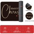 thumbnail image 6 of Artoid Mode Black Xmas Tree Merry Christmas Kitchen Mats Set of 2, Winter Home Decor Low-Profile Kitchen Rugs for Floor - 17x29 and 17x47 Inch, 6 of 6