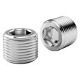thumbnail image 3 of 20 Pcs Pipe Plug Fitting,1/8 1/4 3/8 1/2 3/4In NPT Male Internal Hex Thread Socket Pi12L6, 3 of 6