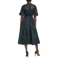 thumbnail image 2 of Gracia womens  Button Front Buckle Belt Maxi Dress, l, Blue, 2 of 3