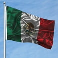 thumbnail image 2 of Silk Style Flag Of Mexico Flag 5x8 Ft Heavy Duty Durable Double-Sided Outdoor Decorative Banner Home Patio Flags Yard Welcome Flag, 2 of 6