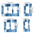 thumbnail image 2 of Yayeee Rocker Switch Wall Plate 1-Gang 4.6"x2.9" Home Decorative Outlet Cover, Blue Pattern, 2 of 6