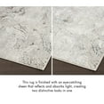 thumbnail image 4 of Nourison Glam Modern Grey Multicolor 3'11" x 5'11" Area Rug (4x6), 4 of 9