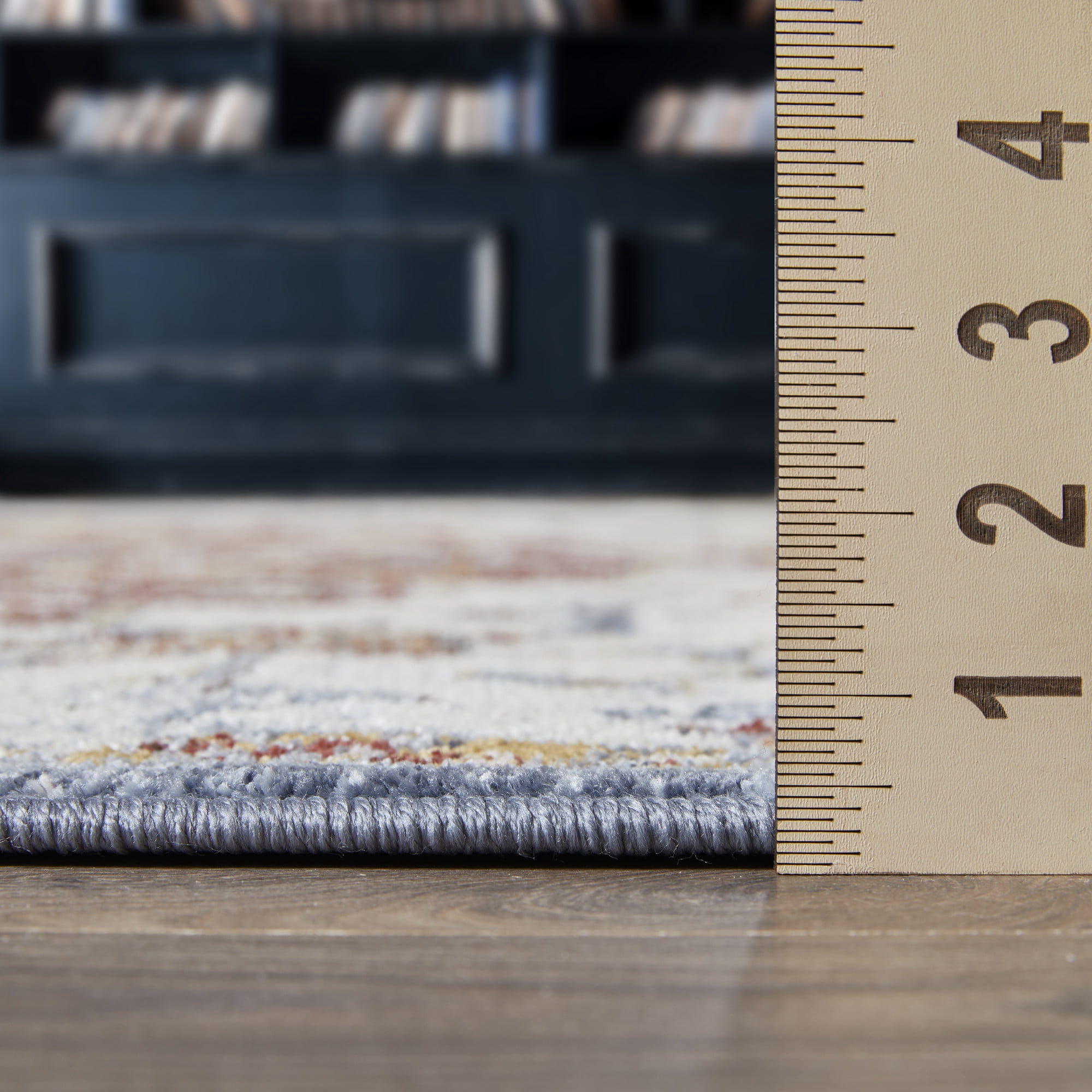 Loomaknoti Alsbrooke Kapirah 9' x 12' Blue Oriental Indoor Area Rug