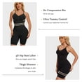 thumbnail image 4 of MANIFIQUE Shorts Bodysuit for Women Tummy Control Shapewear Seamless Sexy Butt Lifting Workout Bodycon One Piece Short Jumpsuit, 4 of 7