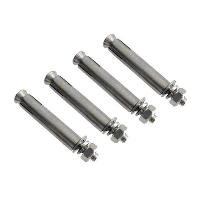 3x4 Piezas de Acero Inoxidable Sunnimix M6 Tuerca Hexagonal Manga Ancla Tornillo de expansión