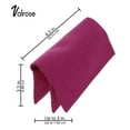 thumbnail image 2 of Valrose Felt Double Glasses Case, Double Eyeglass Holder Fits 2 Pairs of Glasses, Pink, 2 of 5