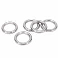 thumbnail image 1 of Metal Yoga Hanging Rings, Wide Application Anti Rust Stainless Steel Round Rings  For Hammock For Boat 6 X 25mm, 1 of 8