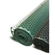 Boen - Plastic Hex Chicken Wire Mesh Temporary Fence Roll (4' x 50' - Green) - Plastic Fence Poultry Netting for Temporary or Semi Permanent Enclosures, Deer Netting Fence, Construction Fencing