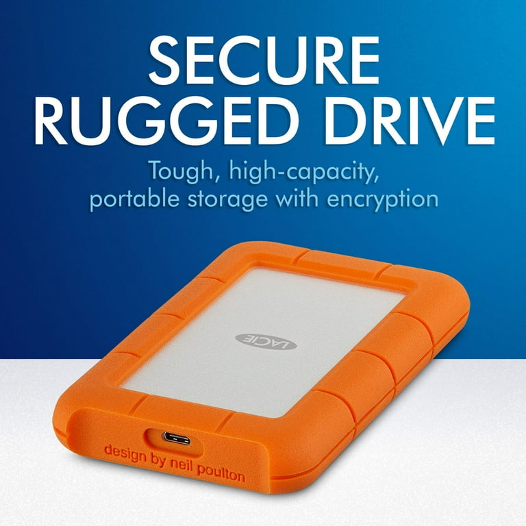 LaCie Rugged Secure 2TB 2.5
