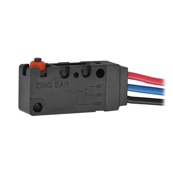 Miangastore Wired Mounting Momentary Push Button Black Plastic 1Pack for Business Machines