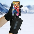 thumbnail image 4 of Guantes de Bicicleta Toystoory 2 Piezas Negro Impermeables Resistentes al Viento, 4 of 6