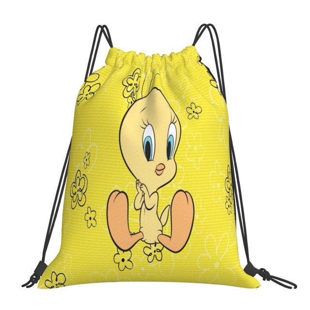 Mochila con cordón Tweetybird, impermeable, para deportes, gimnasio, yoga, bolsa de viaje con cordón para mujeres y hombres