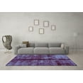 thumbnail image 3 of Ahgly Company Indoor Rectangle Oriental Light Blue Traditional Area Rugs, 7' x 9', 3 of 4