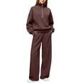 thumbnail image 2 of Pyhlmscde Womens Two Piece Fashion Long Sleeve Sweatsuit Sets, Two Piece Sets for Women, Womens Loungewear Set, Sweatsuits Women 2 Piece Outfit, 2 of 6