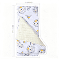 thumbnail image 2 of Wake In Cloud - Toddler Nap Mat with Pillow and Blanket, 100% Cotton Fabric, for Ages 3 Plus in Daycare Kindergarten Preschool, Roll Up Sleeping Bag, (Style#1), 2 of 7