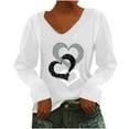 thumbnail image 2 of Patlollav Pntutb Womens Long Sleeve T Shirt,Ladies Casual Pullover Tops, 2 of 7