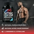 thumbnail image 3 of Extra Strength Nitric Oxide Booster - 3X Strength L-Arginine AKG & Citrulline Malate - Men & Women Premium Pre Workout Nitric Booster - Natural Energy & Muscle Support, Bottled in USA - 240 Capsules, 3 of 9