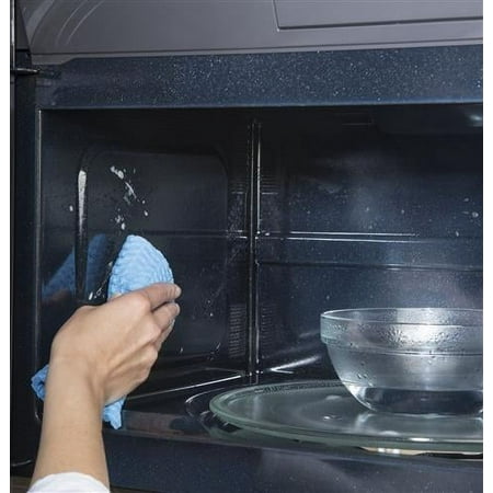 GE - 1.9 Cu. Ft. Over-the-Range Microwave with Sensor Cooking - Black Stainless Steel