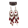 thumbnail image 1 of Pendientes de cuentas Declaración Tassel Drop Pendientes para mujeres Citas de regalo de cumpleaños Rojo, 1 of 9