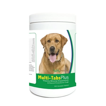 UPC: 0840235122357 | Healthy Breeds Dog Multi-Tab Vitamin and Mineral Supplement for Labrador Retriever  365 Chews