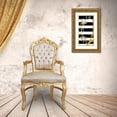 thumbnail image 3 of SD Graphics Studio 14x24 Gold Ornate Wood Framed with Double Matting Museum Art Print Titled - Eiffel on Stripes Panel I, 3 of 4
