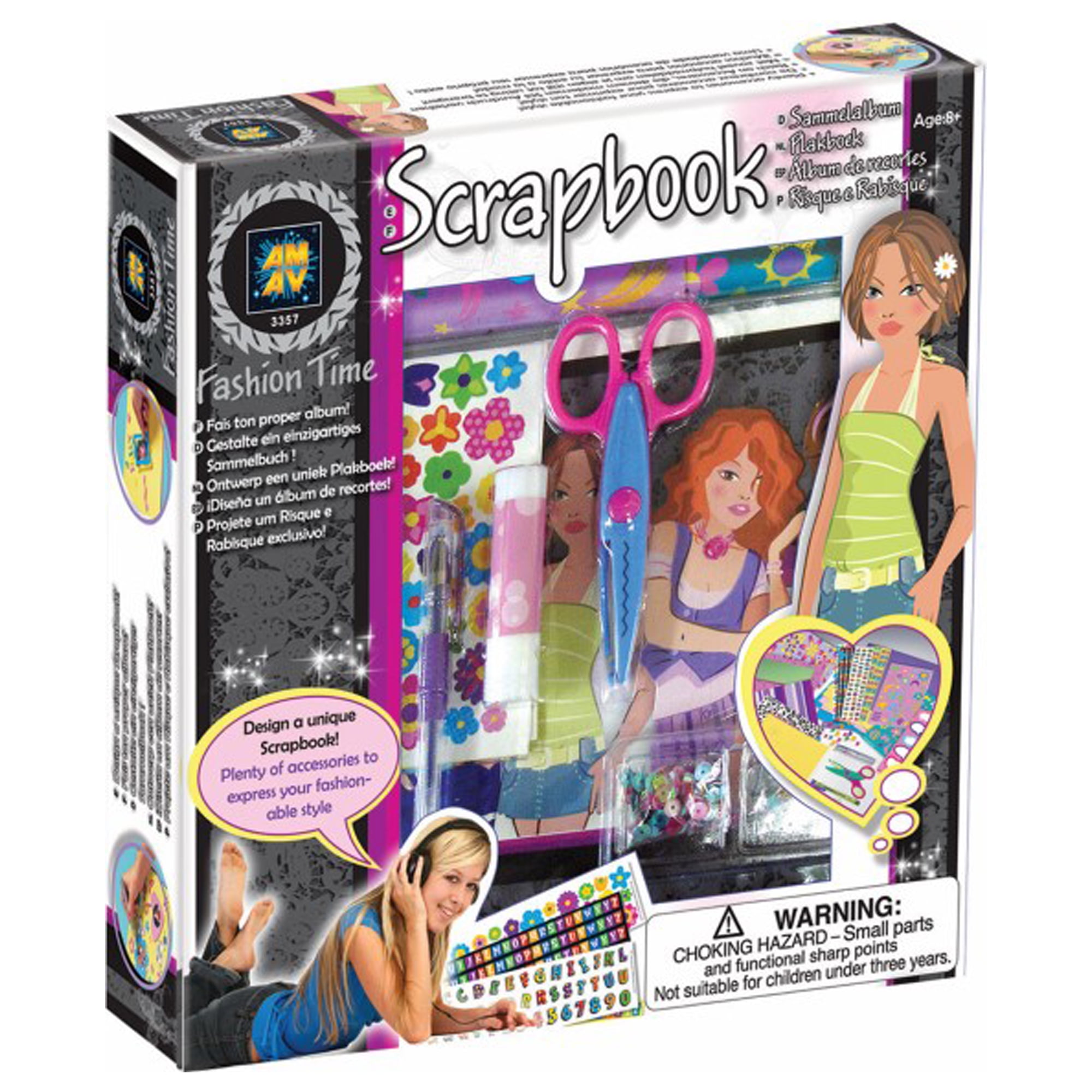 Amav Fashion Time Scrapbook Kit
