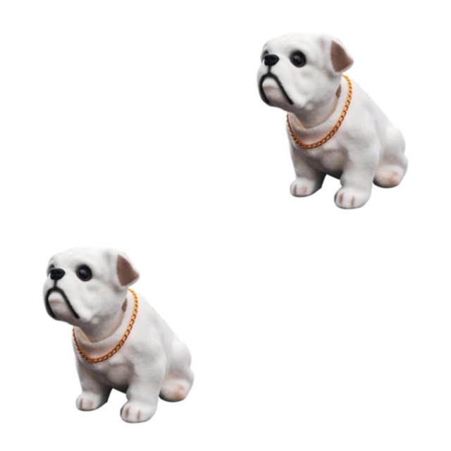 Kearding Bobble Head Dog Puppy Figurine Desktop Toy Ornament Decoration Car Kids Type1 NO1