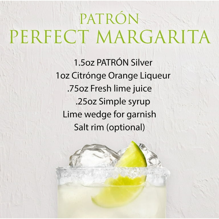 Patron Silver Tequila, 40% ABV - 750 ml Bottle