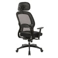 thumbnail image 4 of SPACE Seating Professional Deluxe Black Breathable Mesh Back Chair, 4 of 5