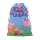 thumbnail image 1 of Peppa Pig Bolsa de regalo con cierre de cinta navideño para decoración de Navidad,40cm×52 cm., 1 of 6