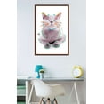 thumbnail image 2 of Cat - Funny Face Wall Poster, 22.375" x 34", Framed, 2 of 2