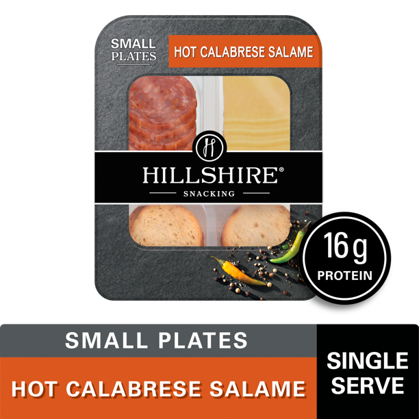 Hillshire Snacking Hot Calabrese Salami with Gouda Cheese Small Plates