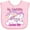 AD-Pink, variant on Inktastic My Grandma Loves Me Unicorn Girls Baby Bib
