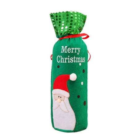 

Christmas decorations Christmas Fabric Bottle Sleeve Decoration Christmas Bottle Bag fall decorations for home