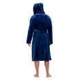 thumbnail image 5 of Plush Robes For Men, Soft Fuzzy Hooded Mens Bathrobes , Long Comfy Robe For Men, 5 of 5