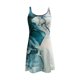 thumbnail image 4 of Vestido de playa para mujer Tirantes sin mangas casuales sueltos con estampado de verano Pompotops  qyievc1283, 4 of 6