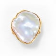 thumbnail image 4 of Ross-Simons 20x16mm Cultured Baroque Keshi Pearl Ring in 18kt Gold Over Sterling, Women's, Adult, 4 of 5