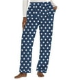 thumbnail image 3 of Puyaiuu Women's Pajama Pants With Pockets Flannel Pajama All kinds of Print Comfy Lounge Pant Fuzzy Sleep Bottoms with Pockets Gift, 3 of 5