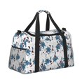 thumbnail image 2 of Bingfone Lilies Flowers Print Travel Duffel Tote Bag,Waterproof Shoulder Weekender Bag For Women and Men Swim Sports Travel Gym Bag，Foldable and expandable bag Lightweight, 2 of 7