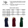 thumbnail image 3 of Mengpipi Women's Plus Size Casual Long Sleeve Dress Crewneck Loose Maxi Dress with Pockets 2X-5X, 3 of 9