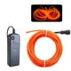 thumbnail image 2 of Tira de luces de neón MaxLax EL Wire naranja de 5 m con paquete de baterías, 2 of 7