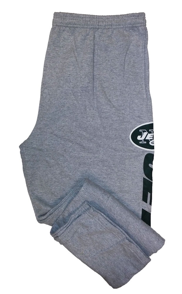 NFL Men's Football Team Apparel Fleece Lined Sweat Pants NY Jets Small