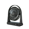 thumbnail image 2 of Needhep Quiet Set Whole Room Tower Fan USB-C Corded Powered Mini USB Fan,Desk Fan With Light Clearance, Smart Fan for Bedroom, Air Cooling Fan for Room Bedroom (Black), 2 of 9