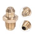 thumbnail image 4 of Unique Bargains Brass Straight Hydraulic Grease Fitting Accessories G1/16 Thread 10 Pack, 4 of 5