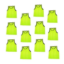 Youth Yellow Scrimmage Training Vests Pinnies, Quantity 12