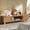 Brown, variant on Bestier 70-inch Vertical Striped TV Stand,LogBestier 70 Inch TV Stand, Modern Entertainment Center with Fluted Storage Doors, Light Wooden Media Console, TV Cabinet for Living Room Bedroom,Log