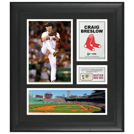 MLB - Craig Breslow Boston Red Sox Framed 15x17 Collage with Piece of Game-Used Ball