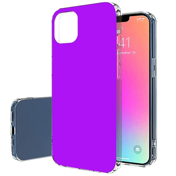 TalkingCase Slim Case for Apple iPhone 14 Pro, Slim Thin Gel Tpu Cover, Purple Print, Light Weight, Flexible, Soft, Anti-Scratch, Printed in USA
