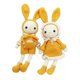 thumbnail image 4 of de de bricolaje hecho a mano para muñeca de conejo principiante Haz tu propia muñeca para adultos y Incluye hilo, gancho Todo en Amarillo Hugo equipos de ganchillo, 4 of 10
